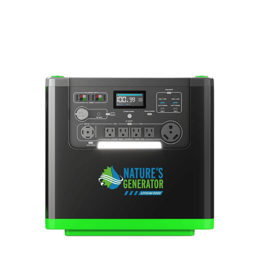 Nature's Generator Lithium 6000 Power Station